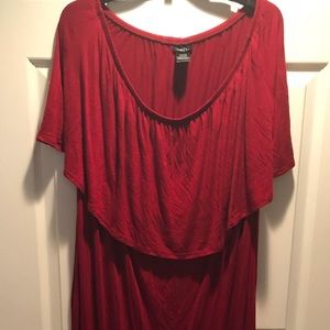 Off the should maxi dress